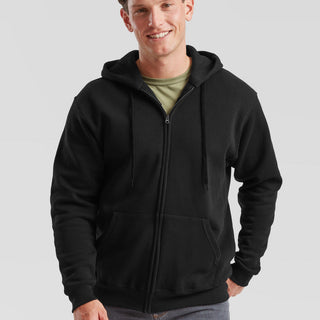 Hættetrøje med lynlås