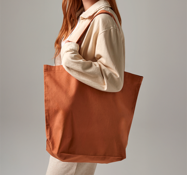 Westford Mill - Organic Cotton InCo. Maxi Bag For Life - Tasker Med Eget Logo - WM165
