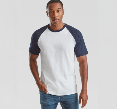 Fruit of the Loom - Short Sleeve Baseball T - T-Shirt