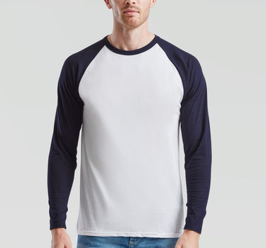Fruit of the Loom - Long Sleeve Baseball T - Long Sleeve