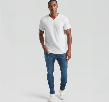 Fruit of the Loom - Valueweight V-Neck T - T-shirt - F270