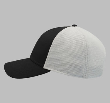 Atlantis Campus Mesh Cap Adjustable Black White Sort Hvid AT669
