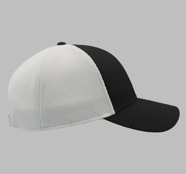 Atlantis Campus Mesh Cap Adjustable Black White Sort Hvid AT669