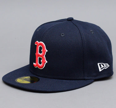 New Era MLB Boston Red Sox 59Fifty Authentic Fitted Navy Red Blå Rød 12572847