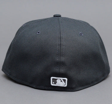 New Era MLB New York NY Yankees 59Fifty Fitted Graphite White Dark Grey Mørkegrå Hvid 10010761