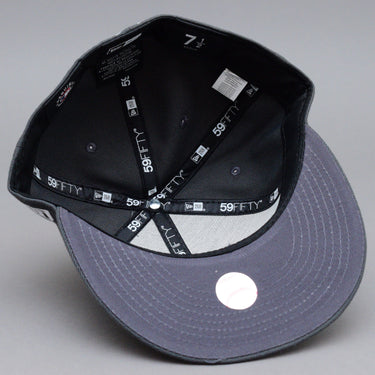 New Era MLB New York NY Yankees 59Fifty Fitted Graphite White Dark Grey Mørkegrå Hvid 10010761