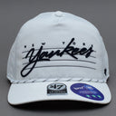 47 Brand MLB NY Yankees Downburst Snapback White Hvid B-DNBST17BBP-WH