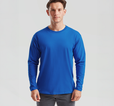Fruit of the Loom - Valueweight Long Sleeve T - Langærmet T-Shirt - F240