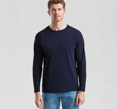 Fruit of the Loom - Valueweight Long Sleeve T - Langærmet T-Shirt - F240