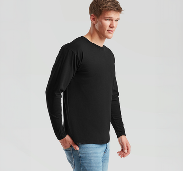 Fruit of the Loom - Valueweight Long Sleeve T - Langærmet T-Shirt - F240