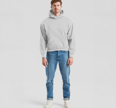 Fruit of the Loom - Supercotton™ Hooded Sweat - Hættetrøje Med Eget Logo - F278