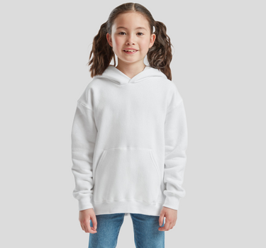 Fruit of the Loom - Kids´ Premium Hooded Sweat - Hættetrøje Med Eget Logo - F421K