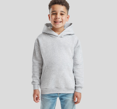Fruit of the Loom - Kids´ Premium Hooded Sweat - Hættetrøje Med Eget Logo - F421K