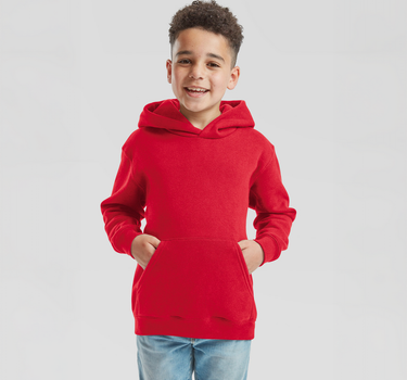Fruit of the Loom - Kids´ Premium Hooded Sweat - Hættetrøje Med Eget Logo - F421K