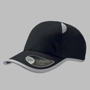 Atlantis Gym Runner Cap Adjustable Black Grey Sort Grå AT630