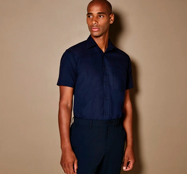 Kustom Kit - Men´s Classic Fit Business Shirt Short Sleeve - Skjorte Med Eget Logo
