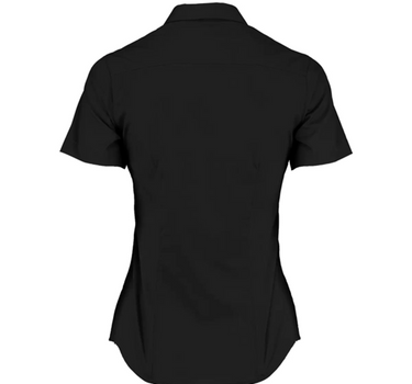 Kustom Kit - Women´s Tailored Fit Poplin Shirt Short Sleeve - Skjorte Med Eget Logo - K241