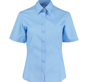 Kustom Kit - Women´s Tailored Fit Business Shirt Short Sleeve - Skjorte Med Eget Logo