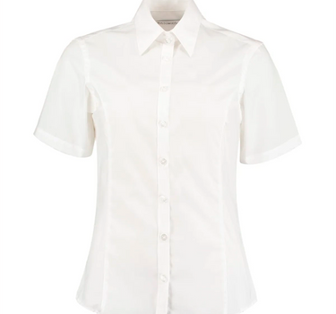 Kustom Kit - Women´s Tailored Fit Business Shirt Short Sleeve - Skjorte Med Eget Logo
