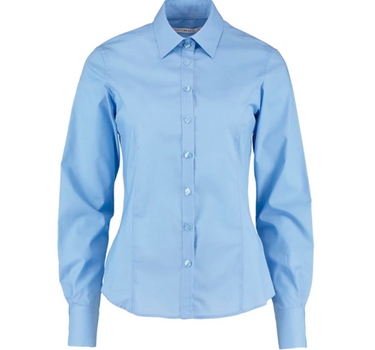 Kustom Kit - Women´s Tailored Fit Business Shirt Long Sleeve - Skjorte Med Eget Logo