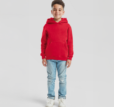 Fruit of the Loom - Kids´ Premium Hooded Sweat - Hættetrøje Med Eget Logo - F421K