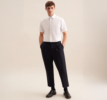 Seidensticker - Men´s Shirt Shaped Fit Short Sleeve - Skjorte Med Eget Logo