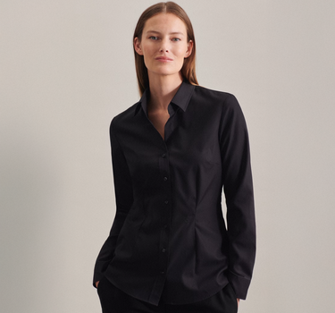 Seidensticker - Women´s Blouse Slim Fit Long Sleeve - Skjorter Med Eget Logo