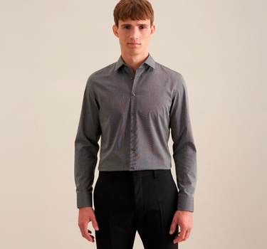 Seidensticker - Men´s Shirt Slim Fit Long Sleeve - Skjoter Med Eget Logo