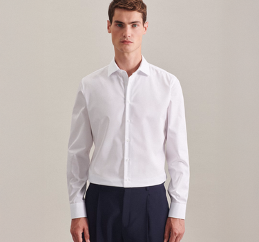 Seidensticker - Men´s Shirt Slim Fit Long Sleeve - Skjoter Med Eget Logo