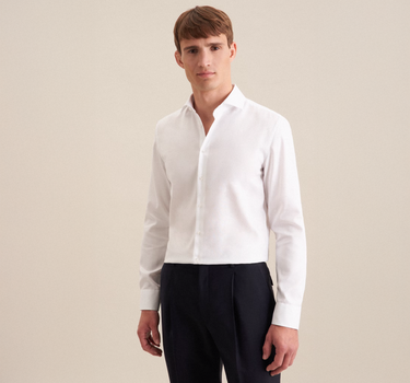 Seidensticker - Men´s Shirt Slim Fit Oxford Longsleeve - Skjorter Med Eget Logo