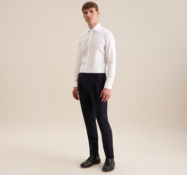 Seidensticker - Men´s Shirt Slim Fit Oxford Longsleeve - Skjorter Med Eget Logo