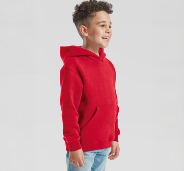 Fruit of the Loom - Kids´ Premium Hooded Sweat - Hættetrøje Med Eget Logo - F421K