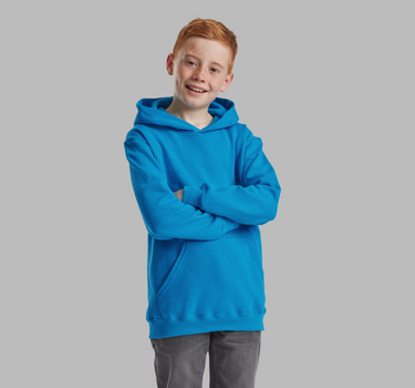 Fruit of the Loom - Kids´ Classic Hooded Sweat - Hoodie Med Eget Logo - F421NK