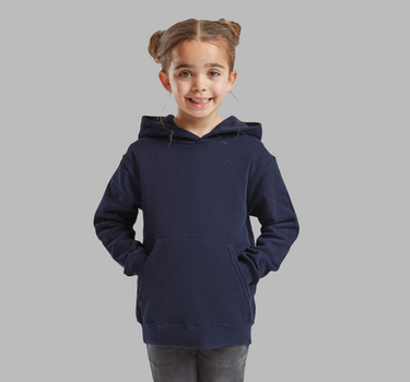 Fruit of the Loom - Kids´ Classic Hooded Sweat - Hoodie Med Eget Logo - F421NK