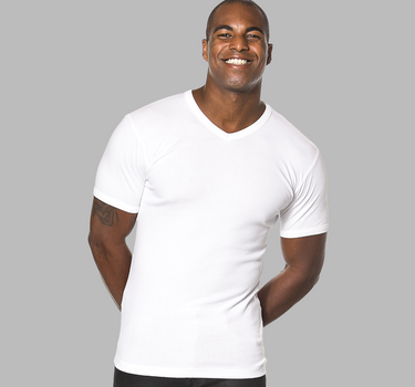 Blank - One By One V-neck - T-shirt - ST604