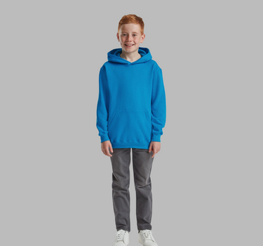 Fruit of the Loom - Kids´ Classic Hooded Sweat - Hoodie Med Eget Logo - F421NK