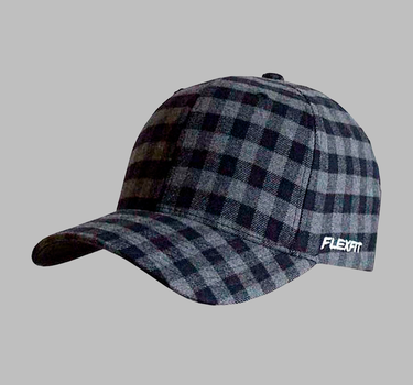 Flexfit - Baseball Special - Flexfit - Black/Grey Med Eget Logo