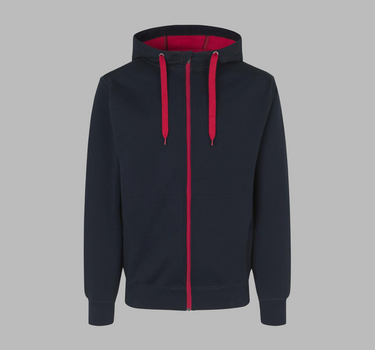 ID - Sweat - Bonded - Hættetrøje med lynlås