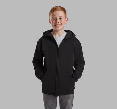 Fruit of the Loom - Kids´ Classic Hooded Sweat Jacket - Hoodie Med Eget Logo