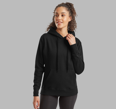 Fruit of the Loom - Ladies´ Classic Hooded Sweat - Hoodie Med Eget Logo - F409
