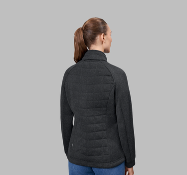 ID - Fleecejakke Quiltet - Dame - Fleecejakke