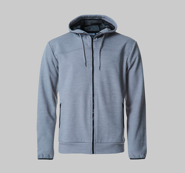 Clique - Ottawa - Hættetrøje med lynlås 021064