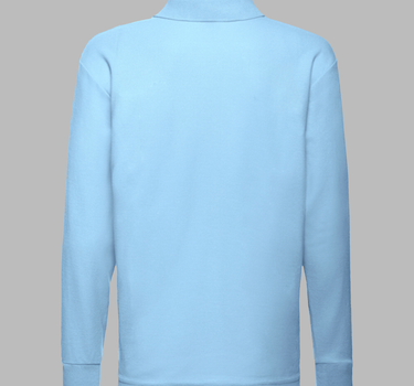 Fruit of The Loom - Kids´ Long Sleeve 65/35 Polo - Børn Langærmet Polosweatshirt F504K