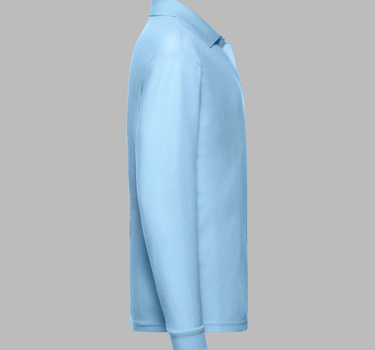 Fruit of The Loom - Kids´ Long Sleeve 65/35 Polo - Børn Langærmet Polosweatshirt F504K