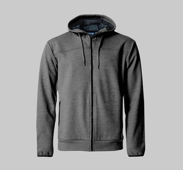 Clique - Ottawa - Hættetrøje med lynlås 021064