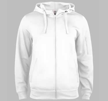 Clique -  Basic Active Hoody Full Zip - Hættetrøje med lynlås Med Eget Logo