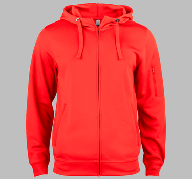 Clique -  Basic Active Hoody Full Zip - Hættetrøje med lynlås Med Eget Logo