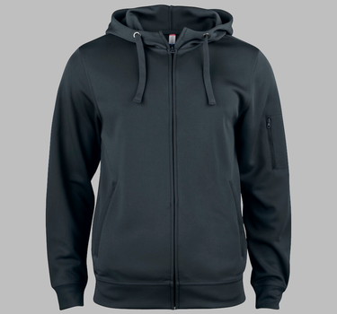 Clique -  Basic Active Hoody Full Zip - Hættetrøje med lynlås Med Eget Logo