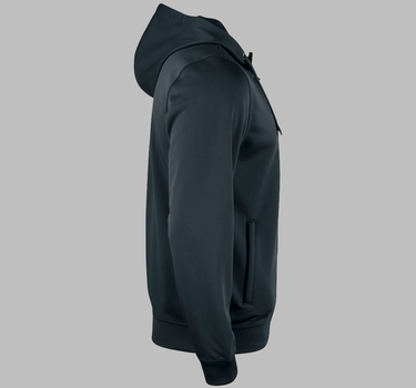 Clique -  Basic Active Hoody Full Zip - Hættetrøje med lynlås Med Eget Logo