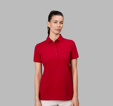 ID - Dame - Business Jersey - Polo Med Eget Logo